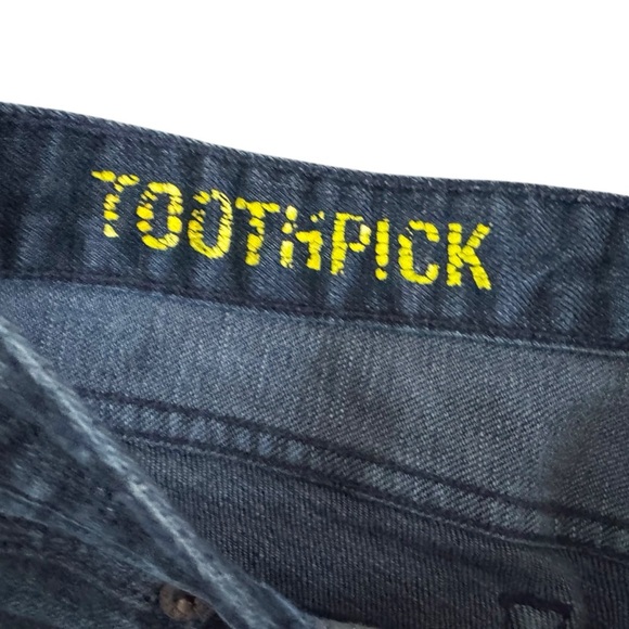 J. Crew toothpick Dark Blue Women's Jeans stretch size 29 straight low rise 915 - Picture 3 of 10